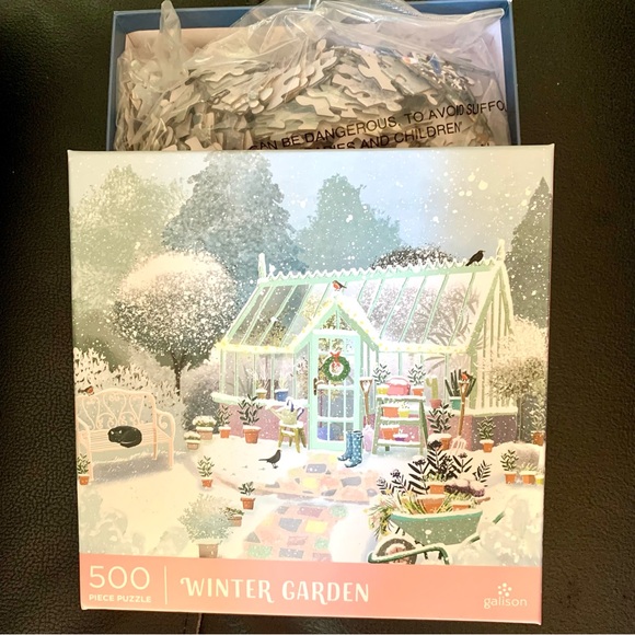 Galison Other - Galison 500 piece puzzle WINTER GARDEN
